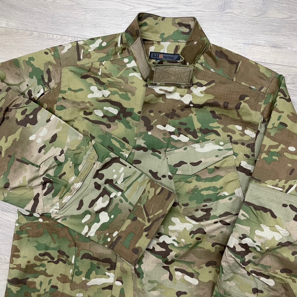 5.11 Tactical Multicam Jacket Mens S Green Multicam Camo Ripstop Military